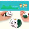 Small Cartoon Expression Sandbag, PU Material Kid's Tailgating Toss Games Props Round Sand Bag (10pcs of 5 Colors) view 3