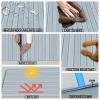 Hzkaicun Boat Flooring EVA Foam Boat Decking Faux Teak Self-Adhesive Marine Decking 94.5" x 45.2"/35.4"/21.6" Non-Slip Mat Foam Boat Carpet for Fishing Boat Motorboat RV Yacht Kayak Jet ski view 4