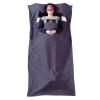 TRIWONDER Sleeping Bag Liner Cotton Lightweight Travel Sheet Portable Sleep Sack for Outdoor Camping Backpacking Travel (01 Deep Purple, M - 47x82.6) view 1