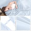 TRIWONDER Sleeping Bag Liner Cotton Lightweight Travel Sheet Portable Sleep Sack for Outdoor Camping Backpacking Travel (01 Deep Purple, M - 47x82.6) view 4