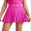 CRZ YOGA Girls Pleated Athletic Skirts Hibiscus Purple Medium view 1