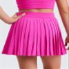 CRZ YOGA Girls Pleated Athletic Skirts Hibiscus Purple Medium view 3