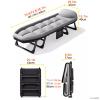 YVYKFZD Camping Cots for Adults, 6-Position Folding Camping Bed, Portable Sleeping Cots with Cushion Comfortable, Side Pockets, Supports 264.5 lbs (Size : 200x70x40cm) view 3