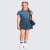 CRZ YOGA Girls Feathery-Fit Soft Athletic Pleated Skirts - Tennis School Casual Skorts with Pockets Liner Kids Teen Stelindigo X-Large view 2