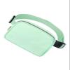 Unisex Fanny Pack for Women Men, 1L Everywhere Mini Belt Bag with Adjustable Strap, Lightweight Nylon Crossbody Bags Small Waist Pouch for Workout Running Traveling Hiking (Light Green) view 1
