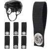 LJHYSD Hockey Helmet Chin Strap with Single Snap Detachable Helmet Loops Hockey Replacement Chin Strap Hockey Helmet Accessory,Black,6 Pack view 1