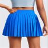 CRZ YOGA Girls Pleated Athletic Skirts Sparkle Blue XX-Large view 3