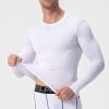 LEICHR Men's Athletic Compression Shirts Black Long Sleeve Cool Dry Workout Running Tops Baselayer Undershirts view 2