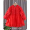 Baby Girls Dress for Chinese New Year, Kids Girl Long Sleeve Tang Suit Traditional Dress view 4