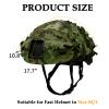 LOOGU Tactical Helmet Cover, Breathable Mesh Camo Camouflage Helmet Cover Great for Tactical Military Gear Combat Fast Helmet view 2