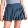 CRZ YOGA Girls Feathery-Fit Soft Athletic Pleated Skirts - Tennis School Casual Skorts with Pockets Liner Kids Teen Stelindigo Small view 1