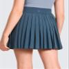 CRZ YOGA Girls Feathery-Fit Soft Athletic Pleated Skirts - Tennis School Casual Skorts with Pockets Liner Kids Teen Stelindigo Small view 3