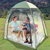 Large Clear Tents for Outside 2 Person, Sports Tent Waterproof Cold Weather,Outdoor Clean Pop up Camping Tent,Rain Sun Shelter for Watching Sports Events,Hiking,Fishing,Camping with Sealed Floor. view 1