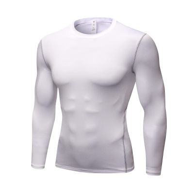 LEICHR Men's Athletic Compression Shirts Black Long Sleeve Cool Dry Workout Running Tops Baselayer Undershirts