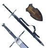 TeShoarud Steel White Wolf Sword Cosplay Prop Katana 47 Inch view 1