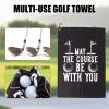 Golf Towel,Printed Golf Towels for Golf Bags with Clip,Golf Accessories Funny Golf Gifts For Men Golfers,Husband Boyfriend Dad,Birthday Gifts For Golf Fan-I Use This Towel to Wash My Balls (Golf#2) view 4