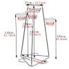 HAIXHX Floor-Standing Basketball Passing Trainer, Basketball Practice Aids for Schools Basketball Halls, Precision Sports Equipment, Stable & Removable Passing Circle Stand view 2