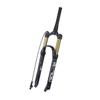 MirOdo 26/27.5/29Mountain Bike Suspension Fork Magnesium Alloy Shock Absorption Bike Fork 9mm QR 120mm Travel Tapered Tube Disc Brake Remote Lockout Air Forks (Size : 27.5") view 1