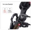 MirOdo 26/27.5/29Mountain Bike Suspension Fork Magnesium Alloy Shock Absorption Bike Fork 9mm QR 120mm Travel Tapered Tube Disc Brake Remote Lockout Air Forks (Size : 27.5") view 2