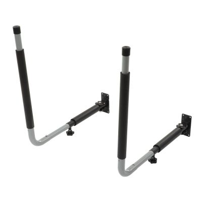 XHTLLO Kayak Storage Rack, Heavy Duty Wall Mount Kayak Hooks, EVA Protective Foam Extendable Length Canoe Hangers, for Canoe, Ladder, Folding Chairs, Surfboard