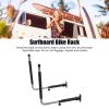 XHTLLO Kayak Storage Rack, Heavy Duty Wall Mount Kayak Hooks, EVA Protective Foam Extendable Length Canoe Hangers, for Canoe, Ladder, Folding Chairs, Surfboard view 3