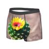 Blooming Cactus Premium Elastic Men'S Boxer Briefs,Comfortable And Breathable Men'S Underwear view 2