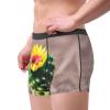 Blooming Cactus Premium Elastic Men'S Boxer Briefs,Comfortable And Breathable Men'S Underwear view 4