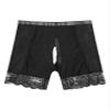 easyforever Women's High Waist Cut Out Slip Shorts Underwear Stretchy Boyshorts Briefs Knickers Black XX-Large view 4