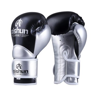 Boxing Gloves Training Gloves for Kids Beginner Kickboxing Fight Sparring Punching Bag Fight Gloves Leather Black 4oz (Black 4oz)