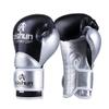 Boxing Gloves Training Gloves for Kids Beginner Kickboxing Fight Sparring Punching Bag Fight Gloves Leather Black 4oz (Black 4oz)