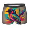 Colorful Bird Premium Elastic Men'S Boxer Briefs,Comfortable And Breathable Men'S Underwear view 1
