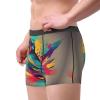 Colorful Bird Premium Elastic Men'S Boxer Briefs,Comfortable And Breathable Men'S Underwear view 4