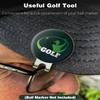 GreenHaven Golf Hat Clips Magnetic Golf Ball Marker Holders for Golf Hats Caps Pants Gloves Bags Visors Belts Nickel-Plated Alloy Clips for Metal Golf Ball Markers (Ball Marker Not Included), 6 Pack view 3