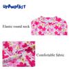 upandfast Little Girls Swimsuits Two Pieces Swimwears Rash Guard Set Long Sleeve UPF 50+ Bathing Suit (Pink Flower, 3 Years) view 4