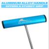 BLUEWING 24in Push and Pull Fishing Dehooker Stainless Steel Fish Hook Remover Big Game Heavy Duty Saltwater Dehooking Tool Twist Resistance Design, Blue view 4