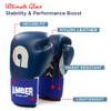 Boxing Lace Covers Secure Fit Stability and Style Enhance Glove Performance Reduce Movement for Training and Competition Gloves Not Included, Blue view 2