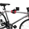 XHTLLO Bikes Wall Mount, Foldable Horizontal Storage Rack for Hanging Bikes, Adjustable Design Bikes Repair Storage Rack, for Bikes - Mountain, Road, Hybrid view 3