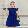 Arshiner Royal Blue Dress for Girls Summer Formal Graduation Preppy Elegant Dresses Size 10-12 view 2
