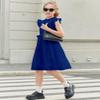 Arshiner Royal Blue Dress for Girls Summer Formal Graduation Preppy Elegant Dresses Size 10-12 view 3