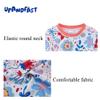 upandfast Little Girls 2 Pieces Swimsuit Set with UV 50+ Long Sleeve Rash Guard (Sunflower, 5 Years) view 4