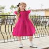 Arshiner Party Dresses for Girls Summer Birthday Formal Special Occasion DressHot Pink Size 10 view 3