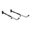 XHTLLO Kayak Storage Rack, Aluminum Alloy Retractable Length Wall Mount Kayak Hooks, 90 Degrees Freely Rotation EVA Guardive Foam Canoe Hangers, for Snowboards view 1