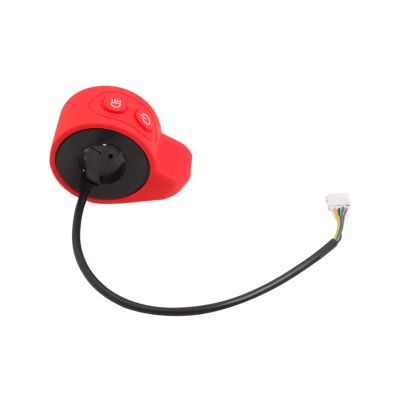 KARFRI Electric Scooter Accelerator Compatible with HX X6 X7 X8 Trigger Accelerator Finger Thumb Throttle Speed Control Switch E-Bike Accessories (Color : Rojo), Red