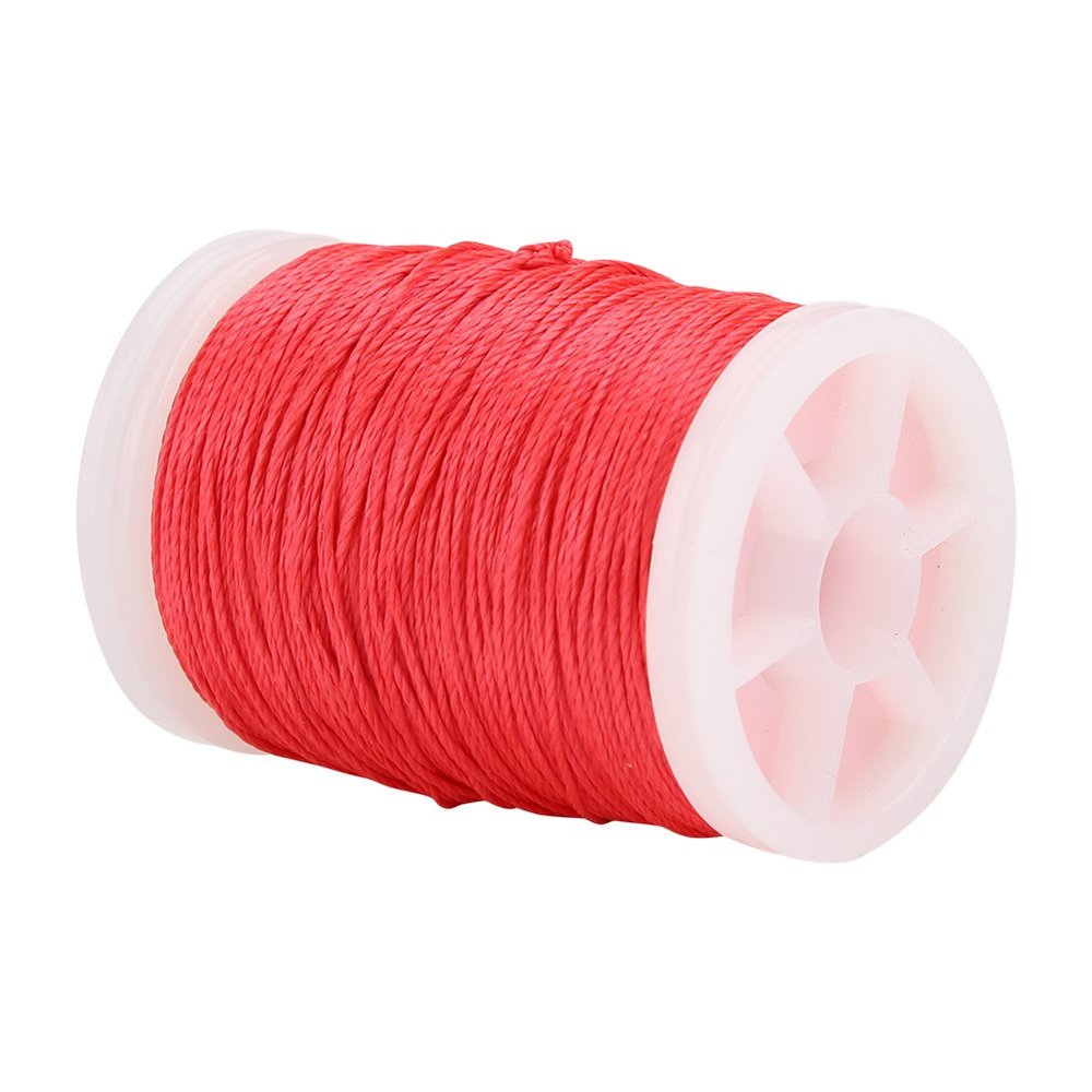 Gavigain 3 Colors 120m Durable Nylon String,Archery Serving Thread Durable Nylon String Serving Thread Serving Thread for Archery Bowstring Archery Supplies (Red)