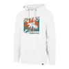 47 Men's White Miami Dolphins Go Fins Regional Headline Pullover Hoodie view 2
