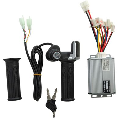 Luejnbogty Electric Scooter Accessories Motor Brushed Controller & Throttle Twist Grip 48V 1000W for Electric Scooter Bicycle Bike