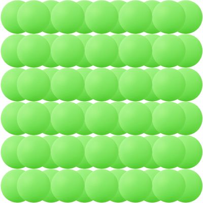 40MM Ping Pong Balls, 50 or 80 Pack Assorted Colored Tennis Balls Multi Color Plastic Balls Fun Beer Ping Pong Balls Bulk for Beer Pong Balls, Arts and Craft, Party Decoration, Cat Balls (80pcs-Green)