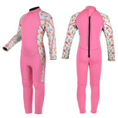REALON Kids Wetsuit for Girls Boys Toddler and Youth 3mm Neoprene Child Full Wet Suits Warm in Cold Water Thermal Swimsuit Back Zip for Swimming Diving Jet Skiing Surfing