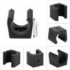 CDQL 6pcs Pool Cue Holder,Portable Plastic Billiards Pool Single Holder,Mini Rod Organizer Carrier Accessory,Single Holder Wall Mount Organizer view 2
