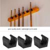 CDQL 6pcs Pool Cue Holder,Portable Plastic Billiards Pool Single Holder,Mini Rod Organizer Carrier Accessory,Single Holder Wall Mount Organizer view 3